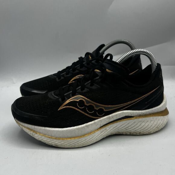 Saucony Endorphin Speed 3 Womens Size 7.5 Black White Running Shoes S10756-10 - Picture 4 of 13